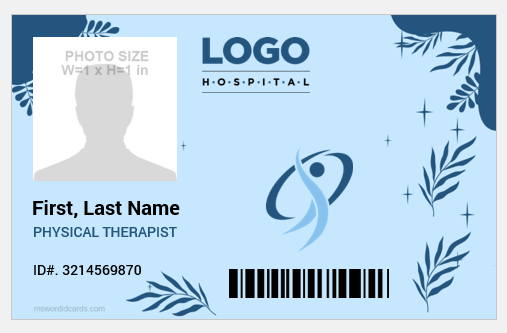 Physical Therapist ID Badge