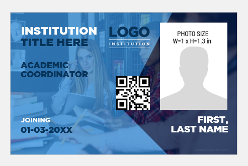 Academic coordinator ID card