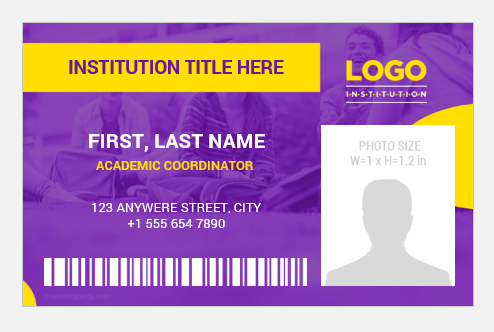 Academic coordinator ID card