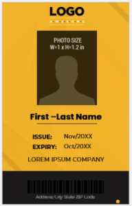 Factory Worker ID Card