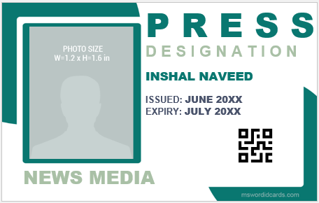 30 Best Press ID Badge Templates for MS Word