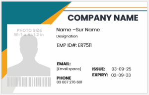 Employee ID Badge Template