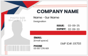 Employee ID Card Template