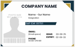 Employee ID Card Template