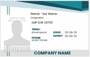 Employee ID Badge Template