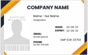 Employee ID Card Template