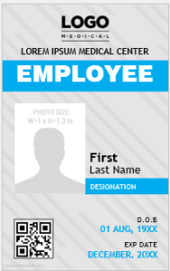 Novelty id card template