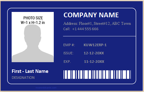 Novelty ID Card
