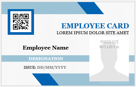 Novelty ID card template