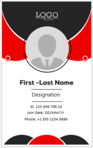 Novelty ID card template