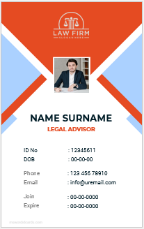Legal advisor ID card