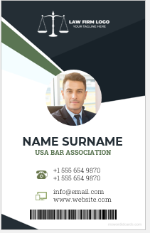 USA bar association ID badges