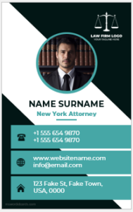 New York attorney ID badge template