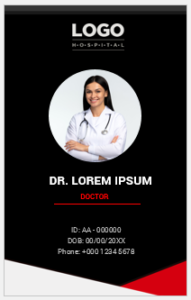 Doctor ID Card Template