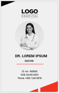 Doctor ID Card Template