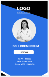 Doctor ID Card Template