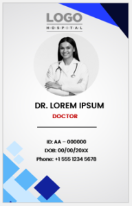 Doctor ID Card Template