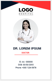 Doctor ID Card Template