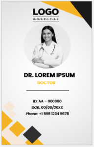 Doctor ID Card Template