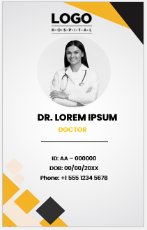 Doctor ID Card Template