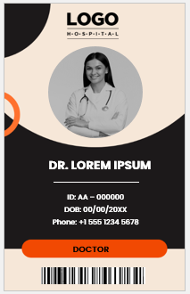 Doctor ID Card Template