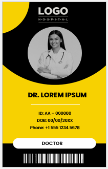 Doctor ID Card Template