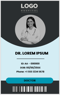 Doctor ID Card Template