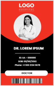 Doctor ID Card Template