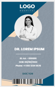 Doctor ID Card Template