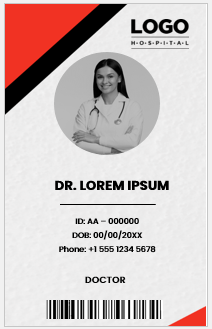 Doctor ID Card Template