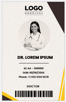 Doctor ID Card Template