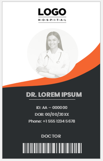 Doctor ID Card Template