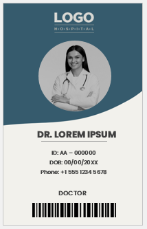 Doctor ID Card Template