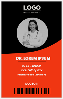 Doctor ID Card Template