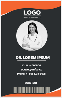 Doctor ID Card Template