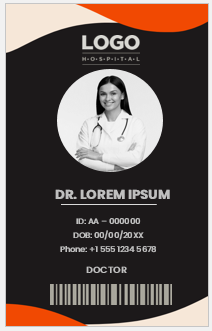 Doctor ID Card Template