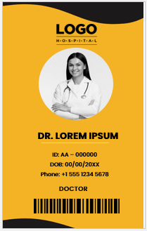 Doctor ID Card Template