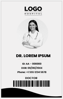 Doctor ID Card Template