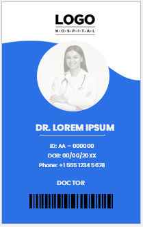 Doctor ID Card Template