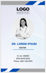 Doctor ID Card Template