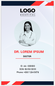 Doctor ID Card Template