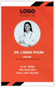 Doctor ID Card Template