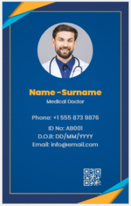 Physician ID Badge Template