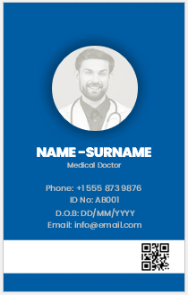 Physician ID Badge Template