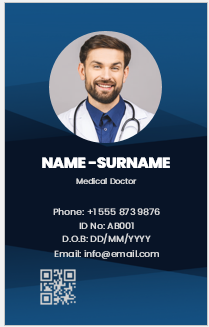 Physician ID Badge Template