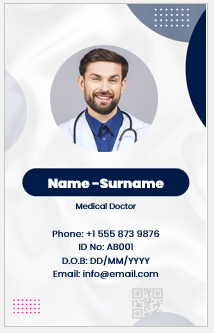 Physician ID Badge Template