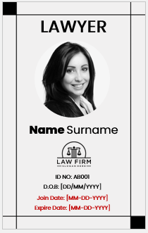 UK Lawyer ID badge