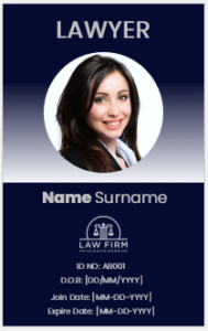 UK Lawyer ID badge