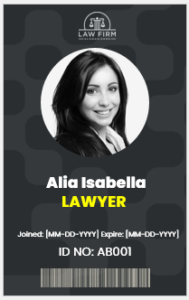 UK Lawyer ID badge