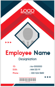 Fake ID card template